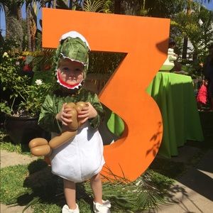 Pottery barn baby dinosaur costume - 12-24 months